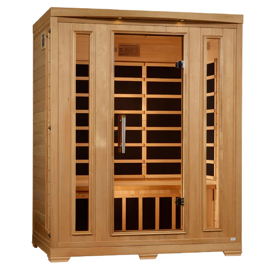 Pro 6 Melanie Near Zero EMF Far Infrared Sauna Tinted Glass 3 Person