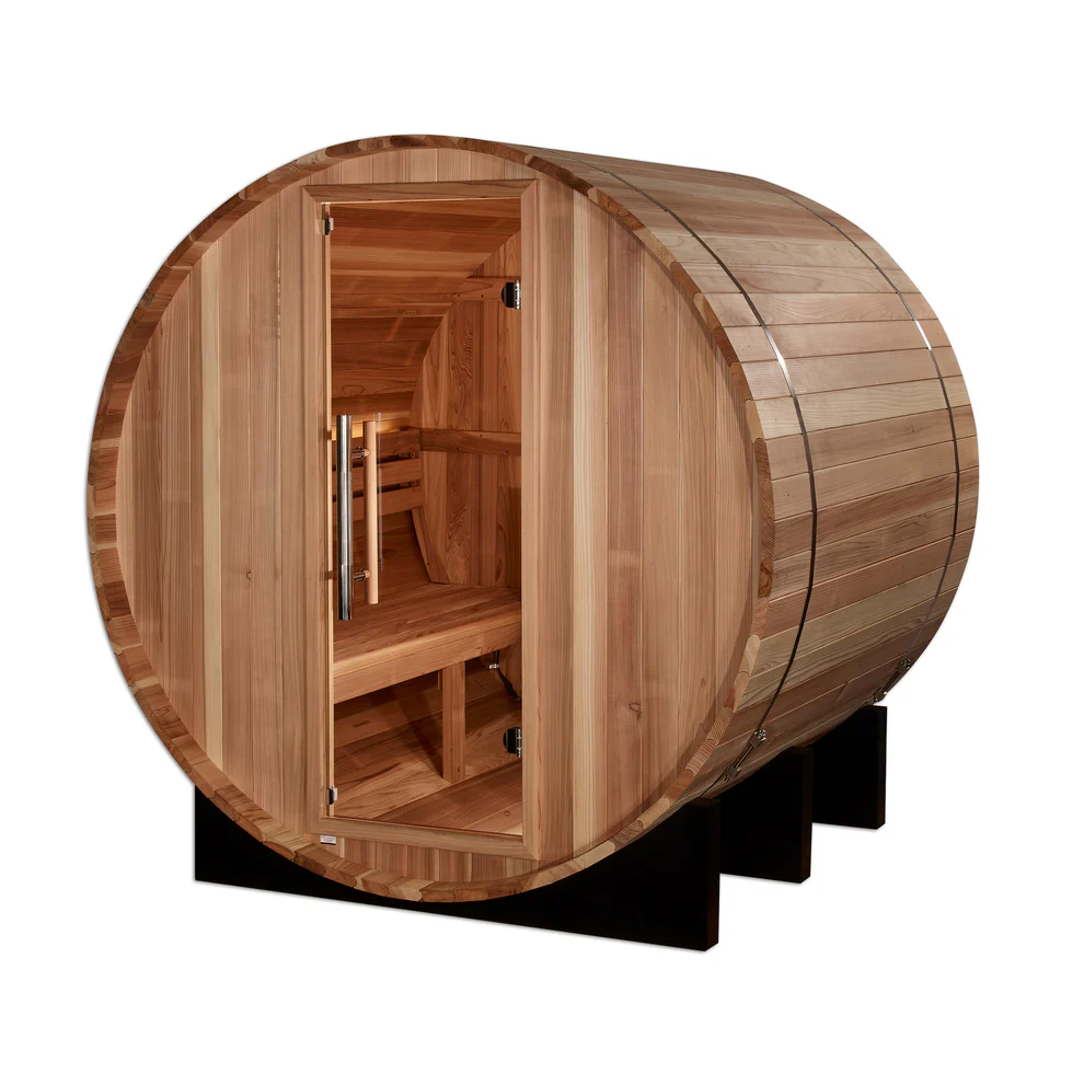 Arosa Traditional Barrel Steam Sauna 4-Person Outdoor Model  